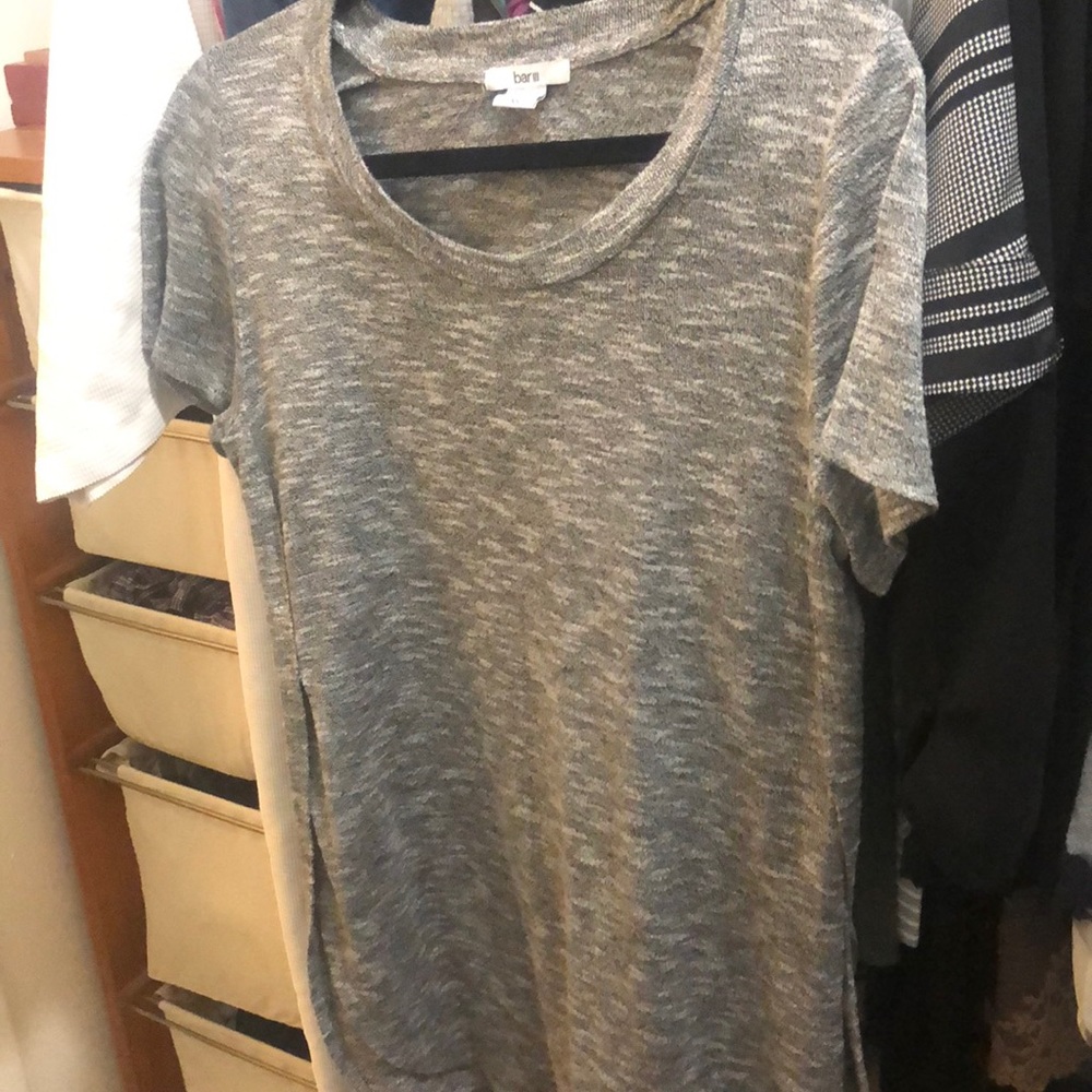 Bar III short sleeve knit top